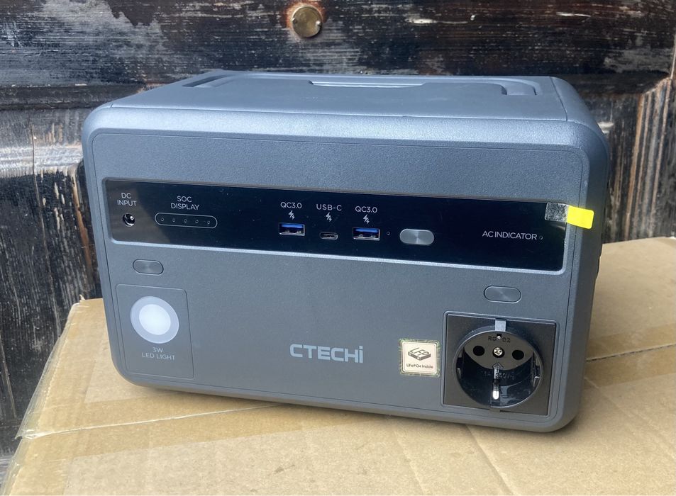 Przenośny powerbank CTECHi 299Wh/300W Akumulator LiFePO4