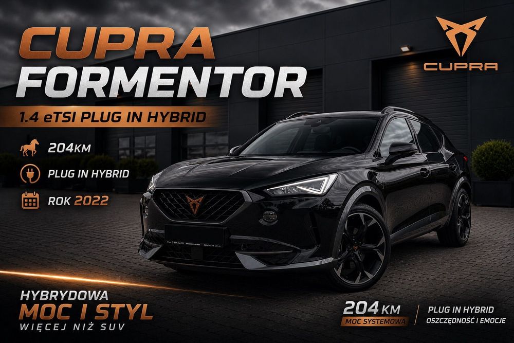 Cupra Formentor 1.4 eTSI 204KM DSG * Plug in Hybrid * MEGA STAN * VOLL *