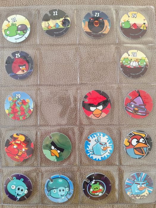 Tazos angry birds