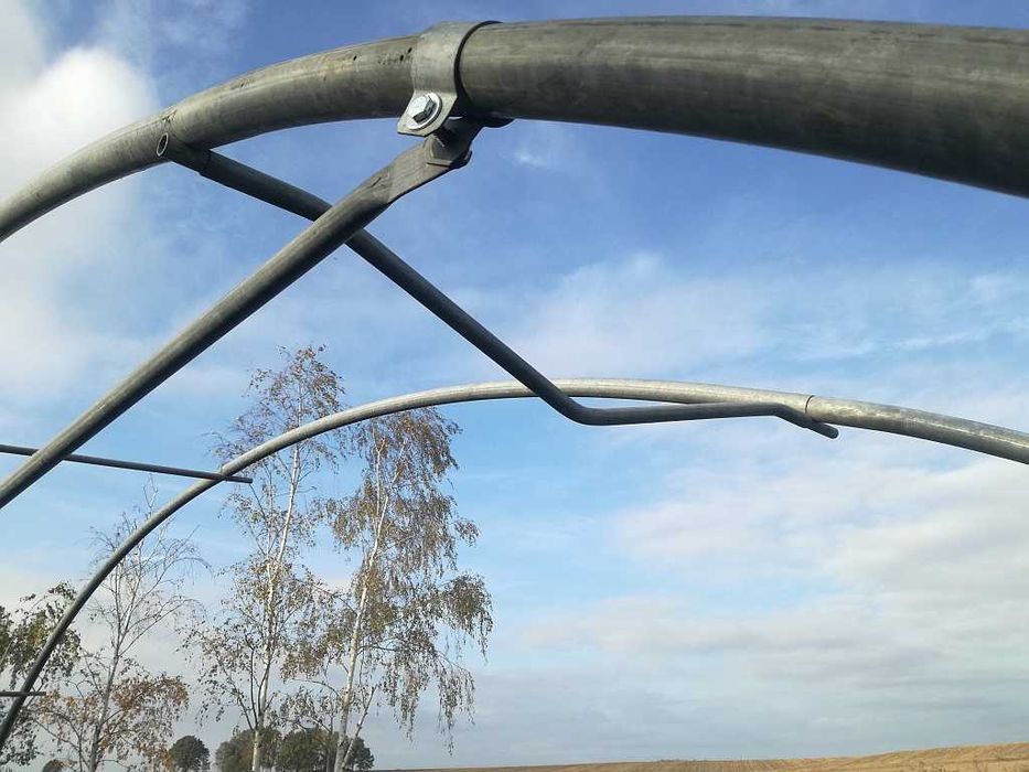 Konstrukcja Hali Łukowej Namiotowej 9x12 Wiata Tunel Stelaż Ocynk