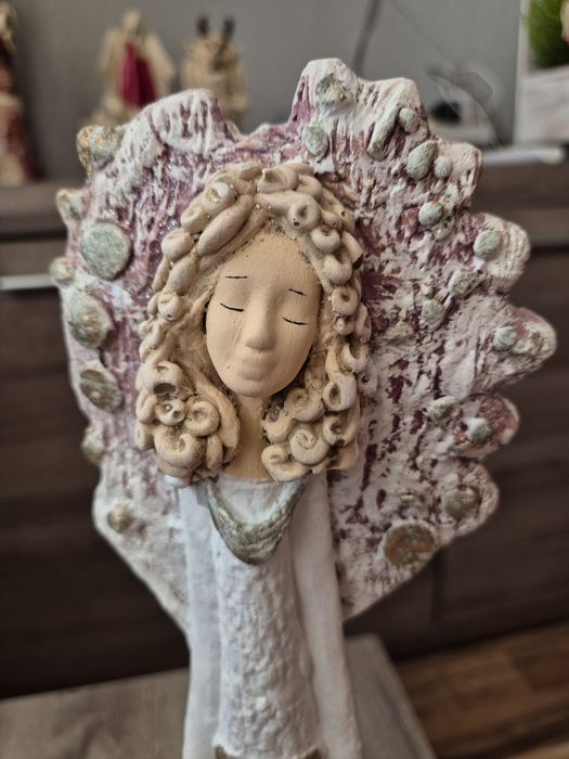 Anioł Figurka Prezent Rękodzieło Podziękowanie