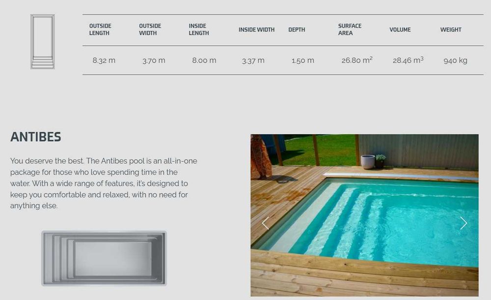 Basen ceramiczno-karbonowy 8,3x3,7x1,5m DOŻYWOTNIA GWARANCJ bez betonu