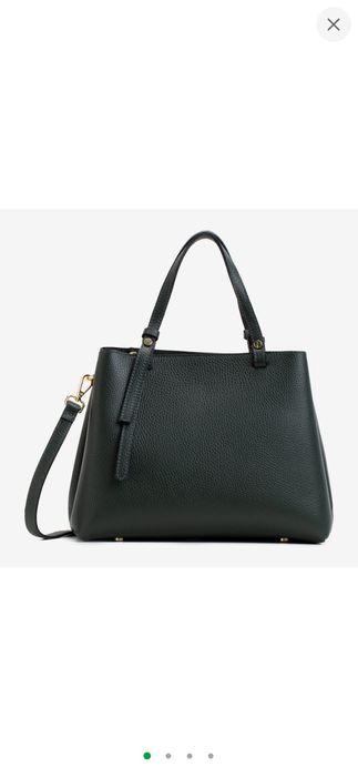 Жіноча сумка шкіряна Regina Nottе Темно-зелена