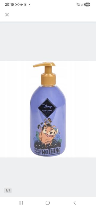 Mydło  w płynie z  pompką DISNEY TIMON I PUMBA EUKALIPTUS 500 ml