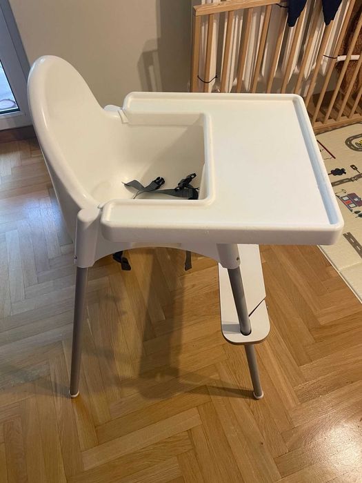 Krzesełko Ikea antilop z podnóżkiem