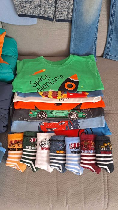 zestaw ubranek dla chłopca 98