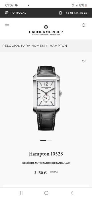 Relógio Baume & Mercier-OPORTUNIDADE