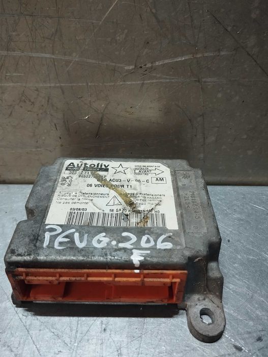 CENTRALINA AIRBAG PEUGEOT 206 - 9652275980 602327300