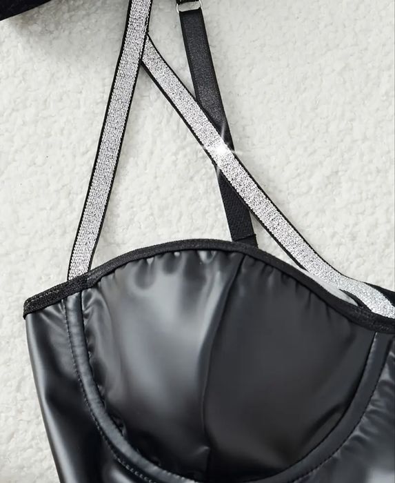 Еротична сукня XL чорного кольору