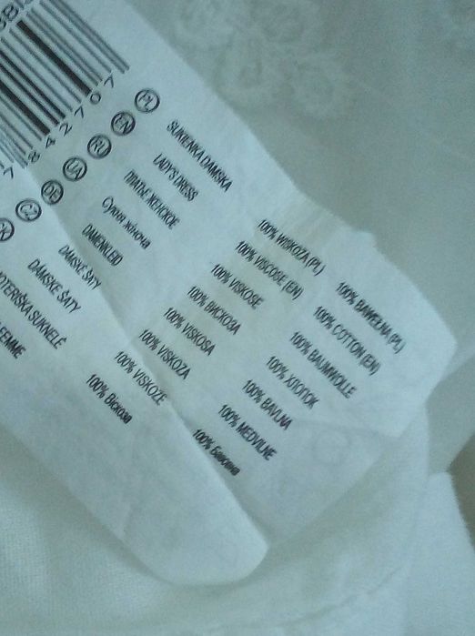 Sukienka letnia białą Top Secret