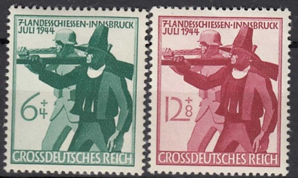 Selos Alemanha Nazi 1939/45-Série Soldado e Trabalhador (B)
