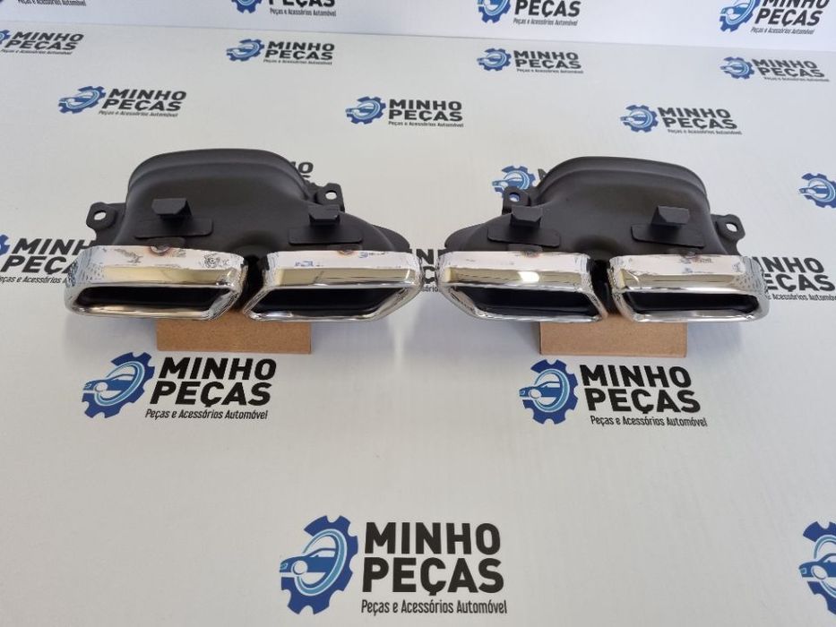 Ponteiras de Escape Mercedes W205 Look AMG