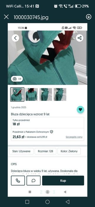 3 bluzy dziecięce