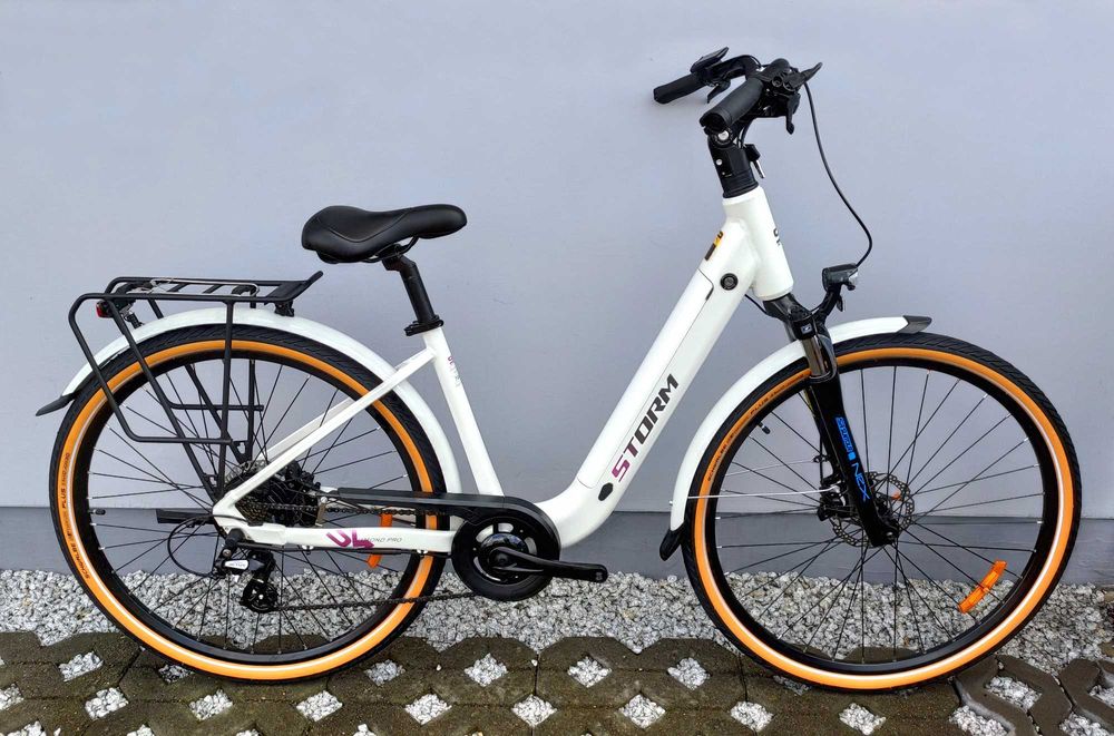 Rower Elektryczny Damka Damski STORM E-DIAMOND PRO 1.0 28″