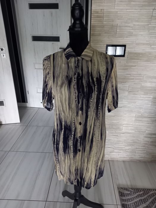 Śliczna mazana bluzka CM Claudia-Moden na 42 XL.