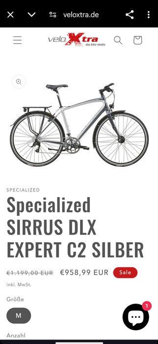 Шоссейный велосипед Specialized Sirrus 28"