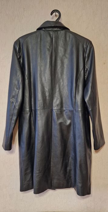 Шкіряна куртка,плащ,нова