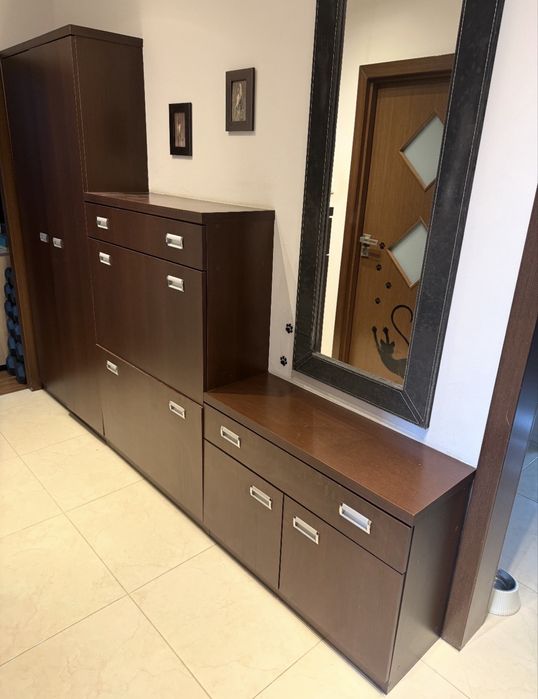 Komplet szaf w kolorze wenge