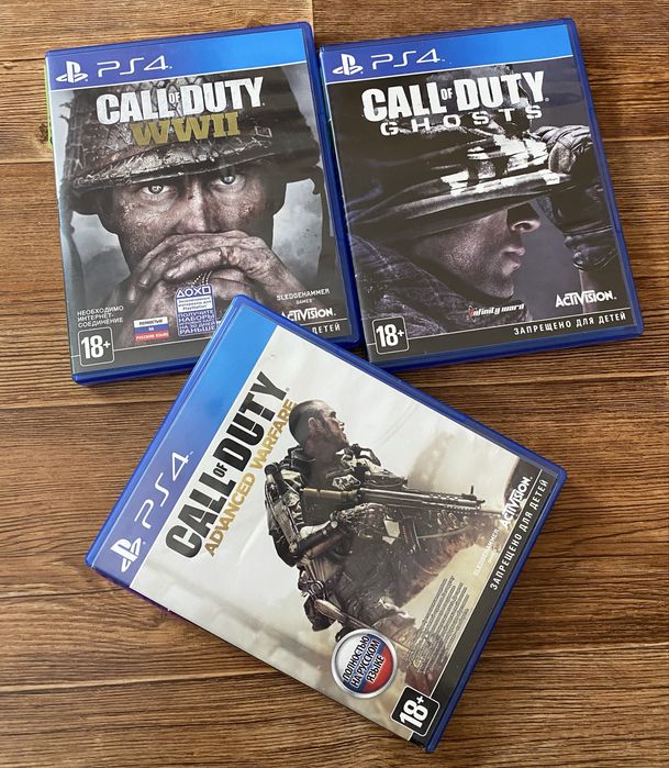 Sony PS4: Mafia, Armored Core, Call of Duty, FarCry, Deux Ex, Sherlock