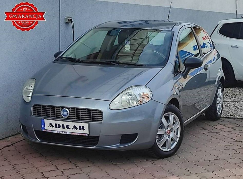Fiat Grande Punto klimatyzacja, el.szyby, Isofix, radio CD/AUX/Mp3, alu, CITY, zarejest