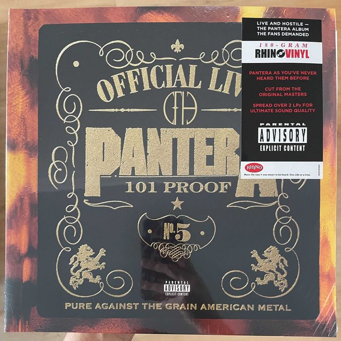 2LP Pantera - 101 Proof Official Live