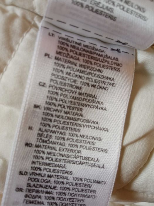 Adidas biała damska kurtka jesienna ocieplana r 38