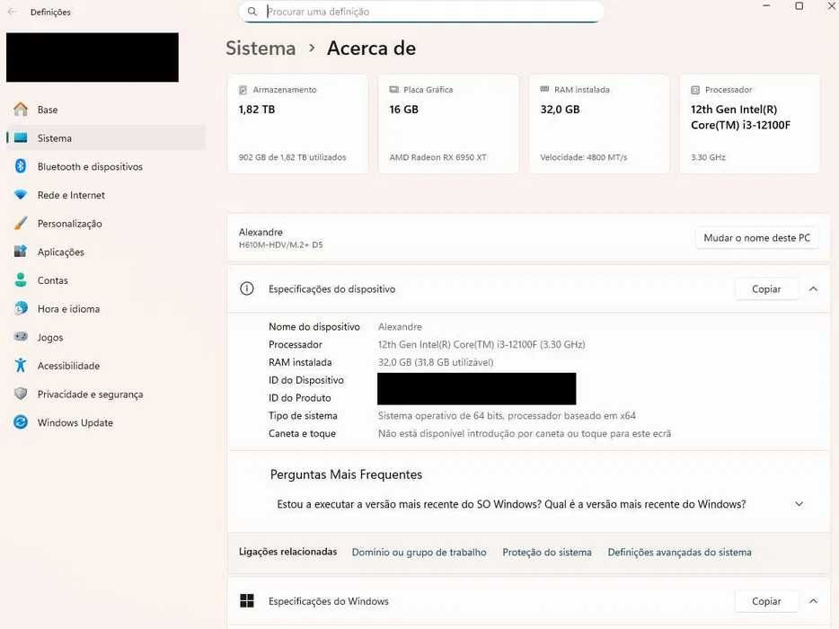 32gb ram ddr5 - PC Gamer - AMD RX 6950XT