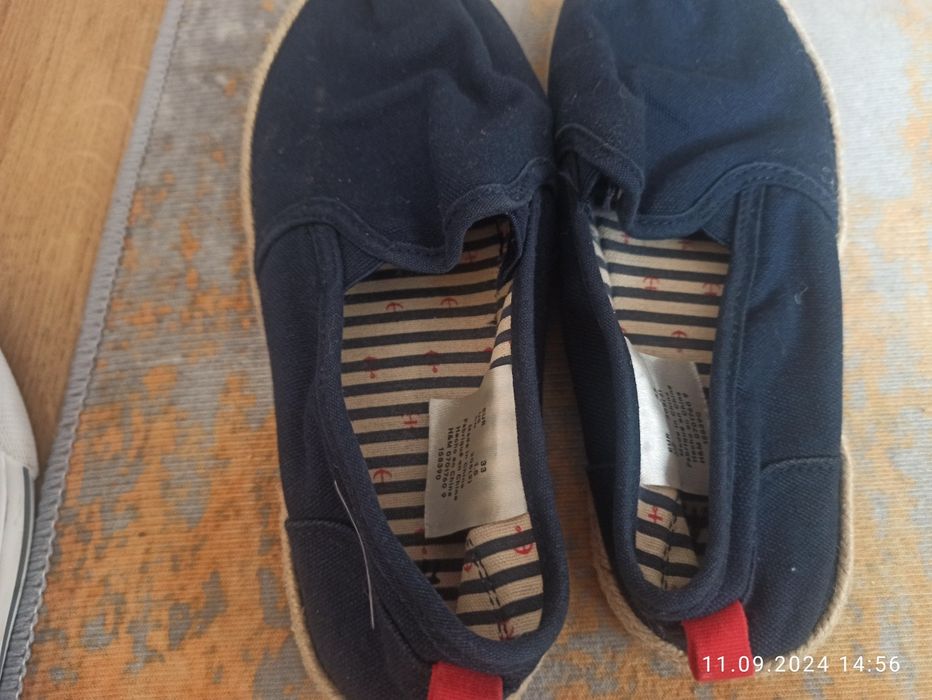 Espadryle rozmiar 33