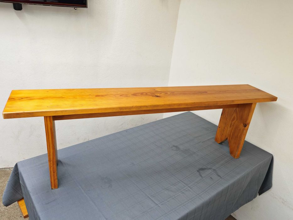 Bancos madeira 1.50 comprido,0.45altura.0.26 largura