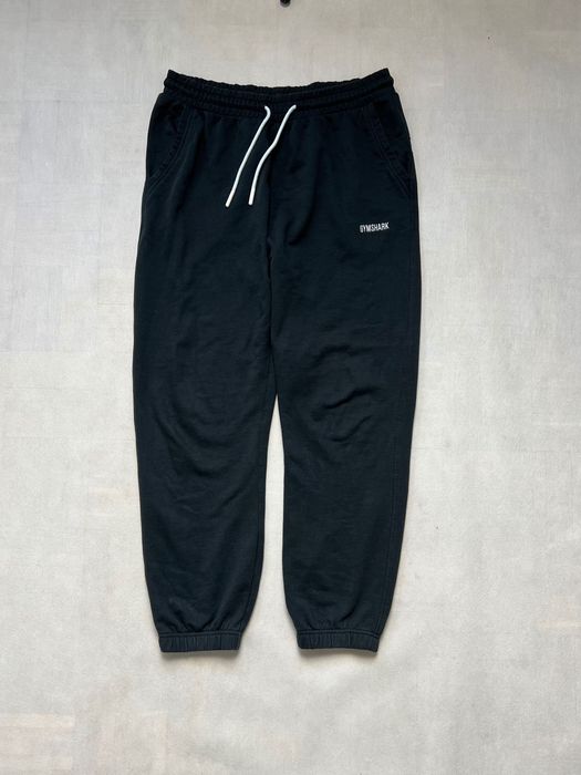 Spodnie Gymshark black small logo dresy