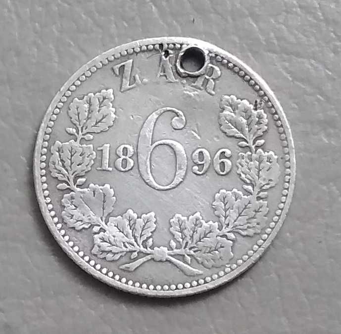 ЮАР 6 пенсов, 1896 г
