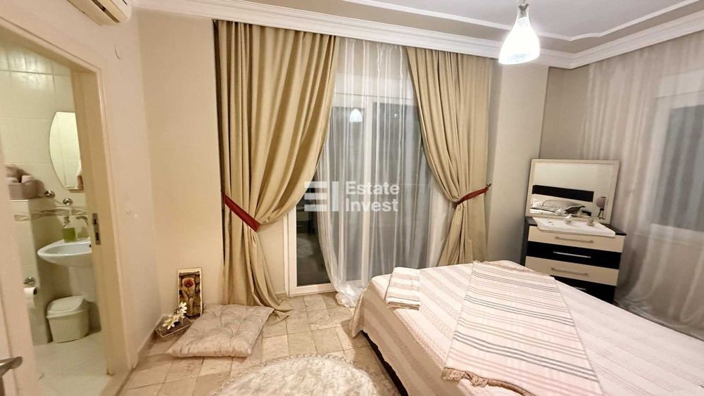 Довгострокова оренда великої квартири 100 кв.м. в районі Оба, Аланія
