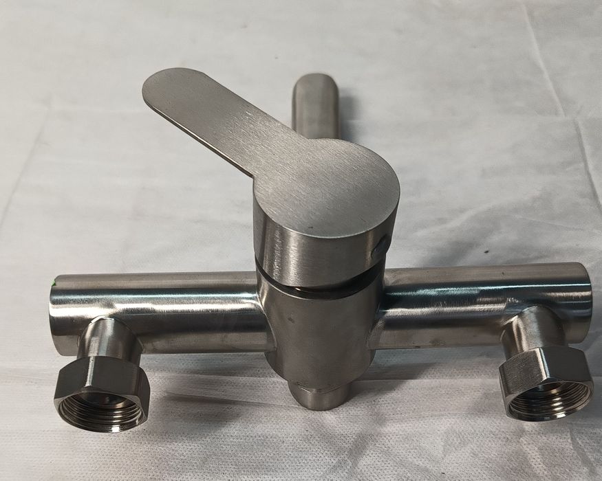 Bateria kuchenna ścienna Lupo stal NEO