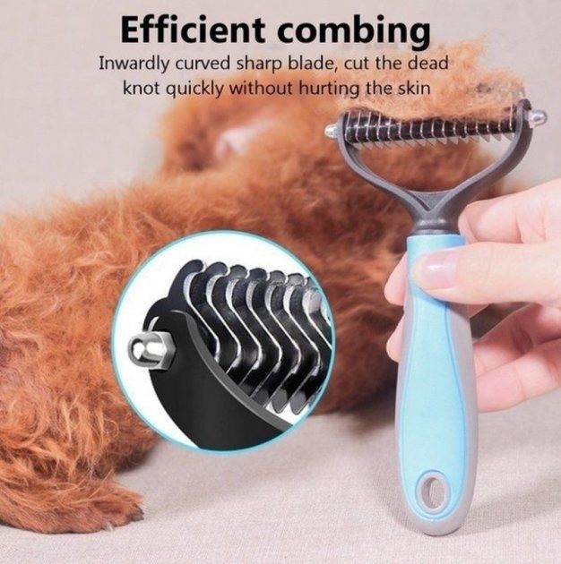 Щітка для вичісування ковтунів (шерсті)