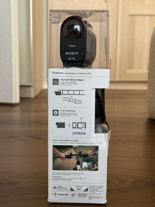 Sony Action Cam FDR X1000VR 4K + kompletny zestaw Live View Remote