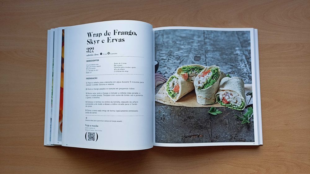 Livro de receitas "Let's Go Natural" dos restaurantes Go Natural