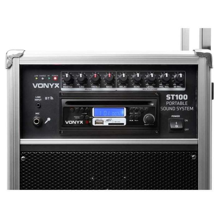 Mobilna kolumna aktywna Vonyx ST100MK2 CD/USB/Bluetooth+mikrofony
