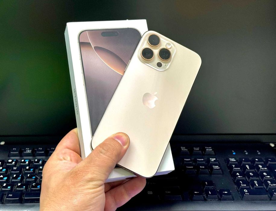 Iphone 16 Pro Max Desert Titanium 256Gb / Стан нового / Батарея 98%