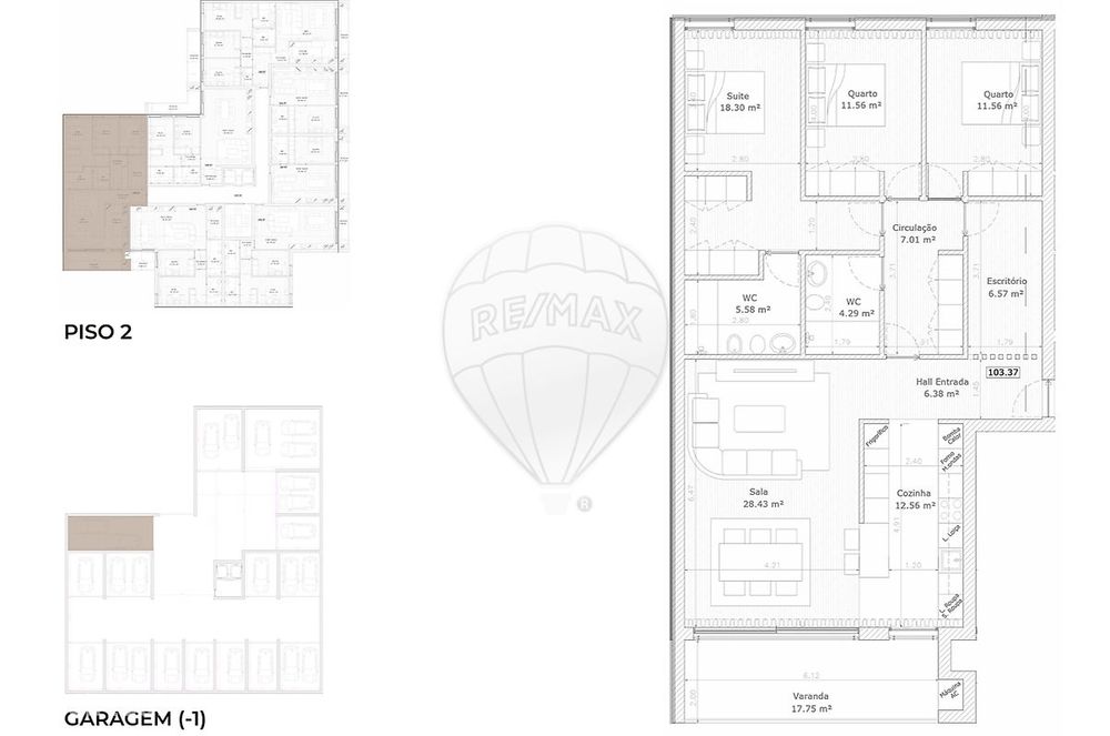 Apartamento T3 para venda