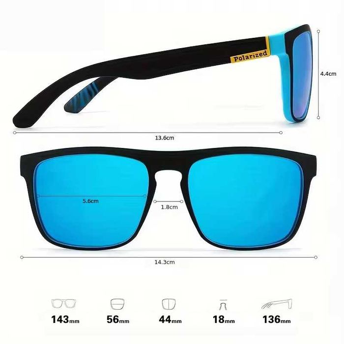 Óculos de sol vintage polarizados