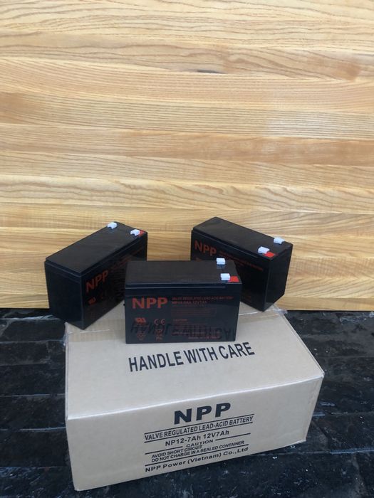 Акумулятори Full Energy 12V 7A/Ч для безперебійника