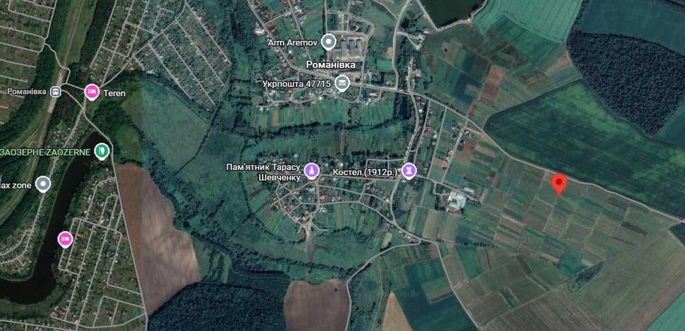 0,25 га землі продаж / оренда