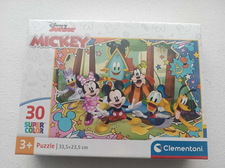 Puzzle Clementoni Mickey & Friends SuperColor 33,5x23,5cm 30 peças