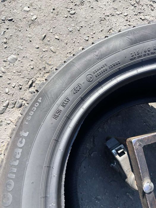 Шини 215/60 R16  Continental  зима  7,8-8мм