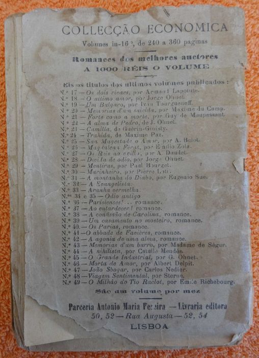 Coleção Económica – O Milhão do Tio Raclot 1902
