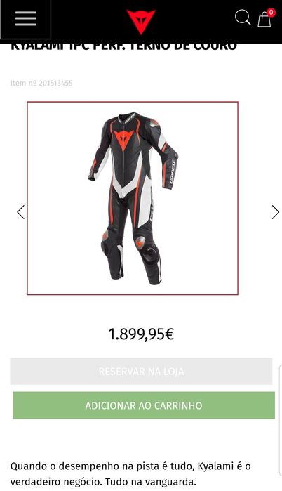Dainese KYALAMI 1pc perf. Leather suit t60
