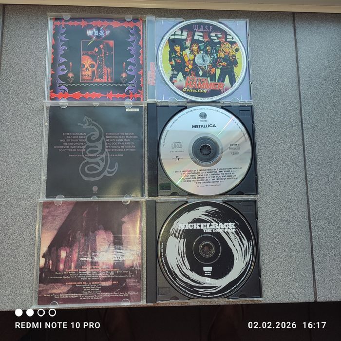 Metallica,Wasp, Nickelback