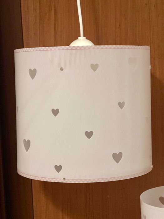 Conjunto iluminação  quarto menina