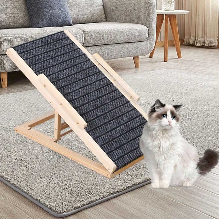 rampa de madeira para animais de estimação