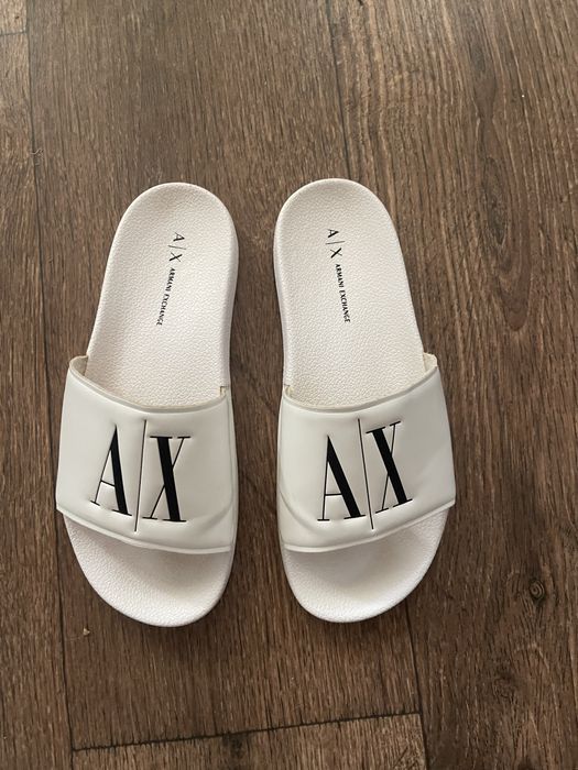 Шлепки Armani! Белые! Оригинал! Недорого!